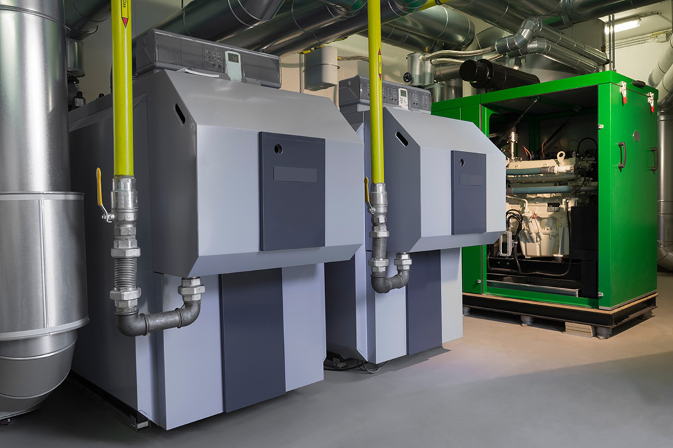 Blockheiz­kraftwerk bei Elektro Jericke GmbH in Bitterfeld