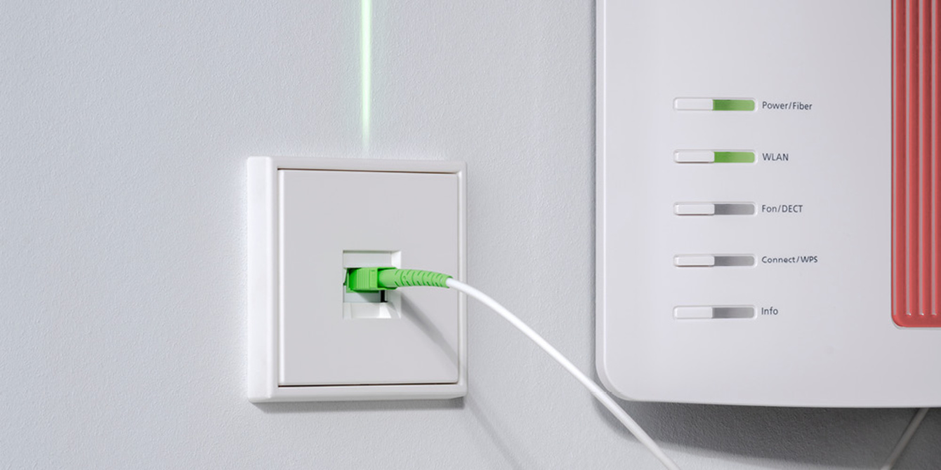 Die neuen Glasfaser-Anschlussdosen bei Elektro Jericke GmbH in Bitterfeld